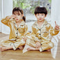 Autumn children's Pajamas Simulation Silk Long-sleeved Trousers