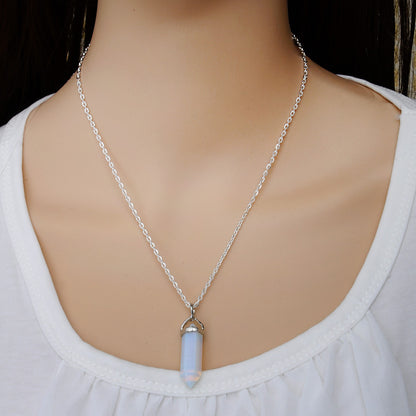 Hexagon Pendant Necklace