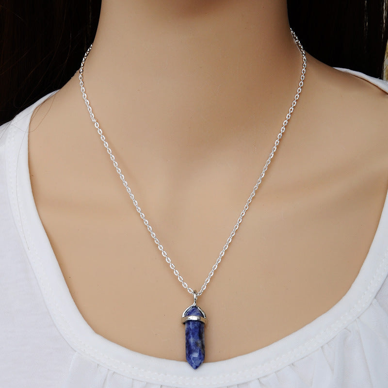 Hexagon Pendant Necklace