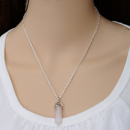 Hexagon Pendant Necklace