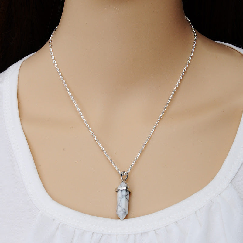 Hexagon Pendant Necklace