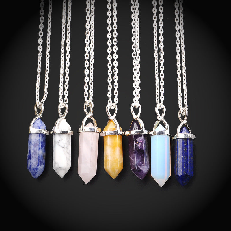 Hexagon Pendant Necklace