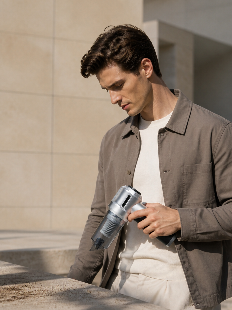 2-in-1 Cordless Car Vacuum & Air Duster