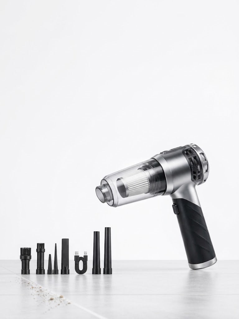 2-in-1 Cordless Car Vacuum & Air Duster
