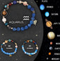 Twelve Zodiac Crystal Bracelets