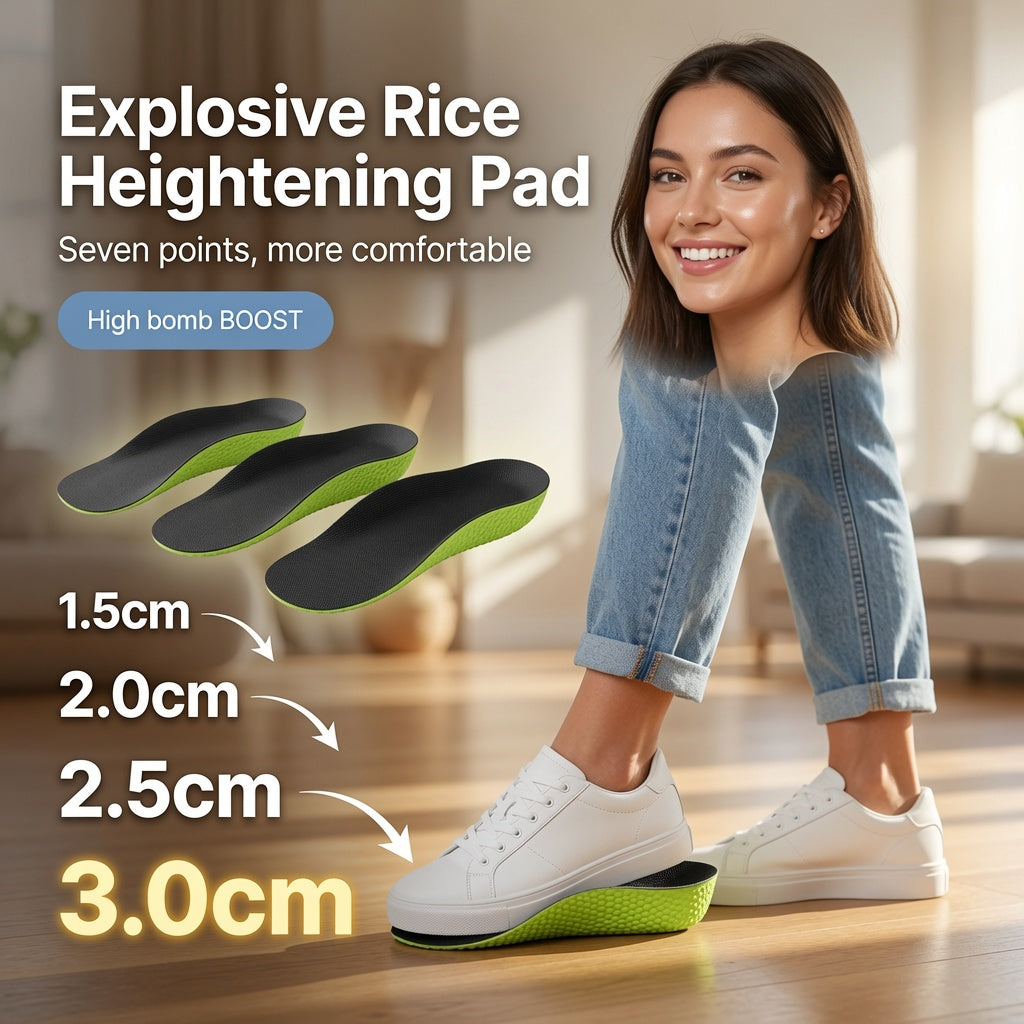 Invisible Height Increasing Comfortable Insole