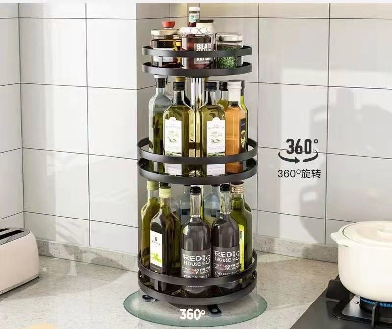360 degree Rotatable kitchen Rack