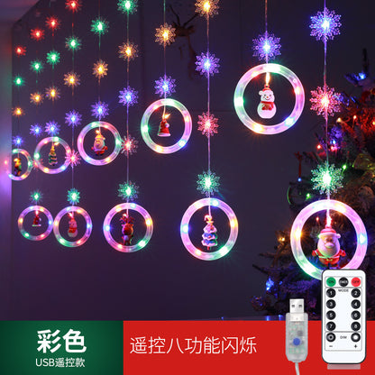 Festival & Christmas curtain lights