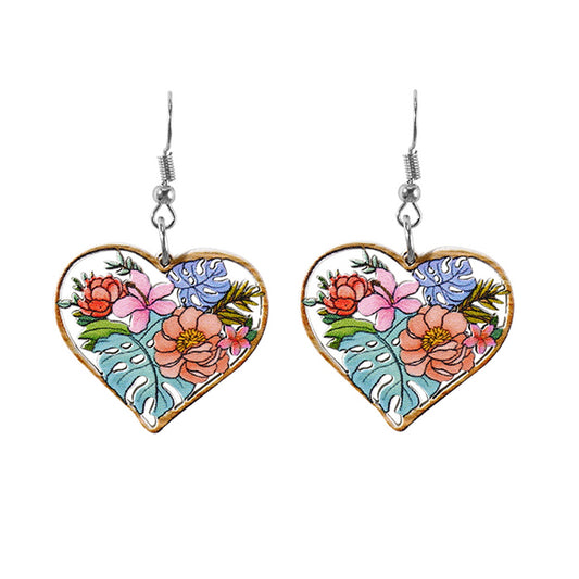 Hollow Flower Earrings