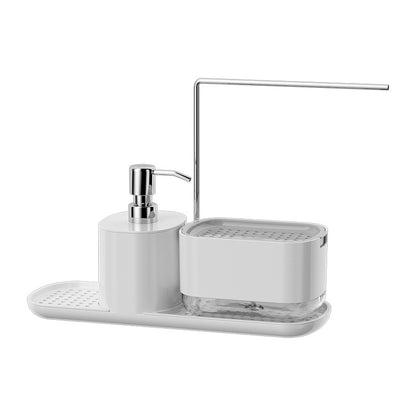 Stainless Steel Kitchen Rack Detergent Dispenser