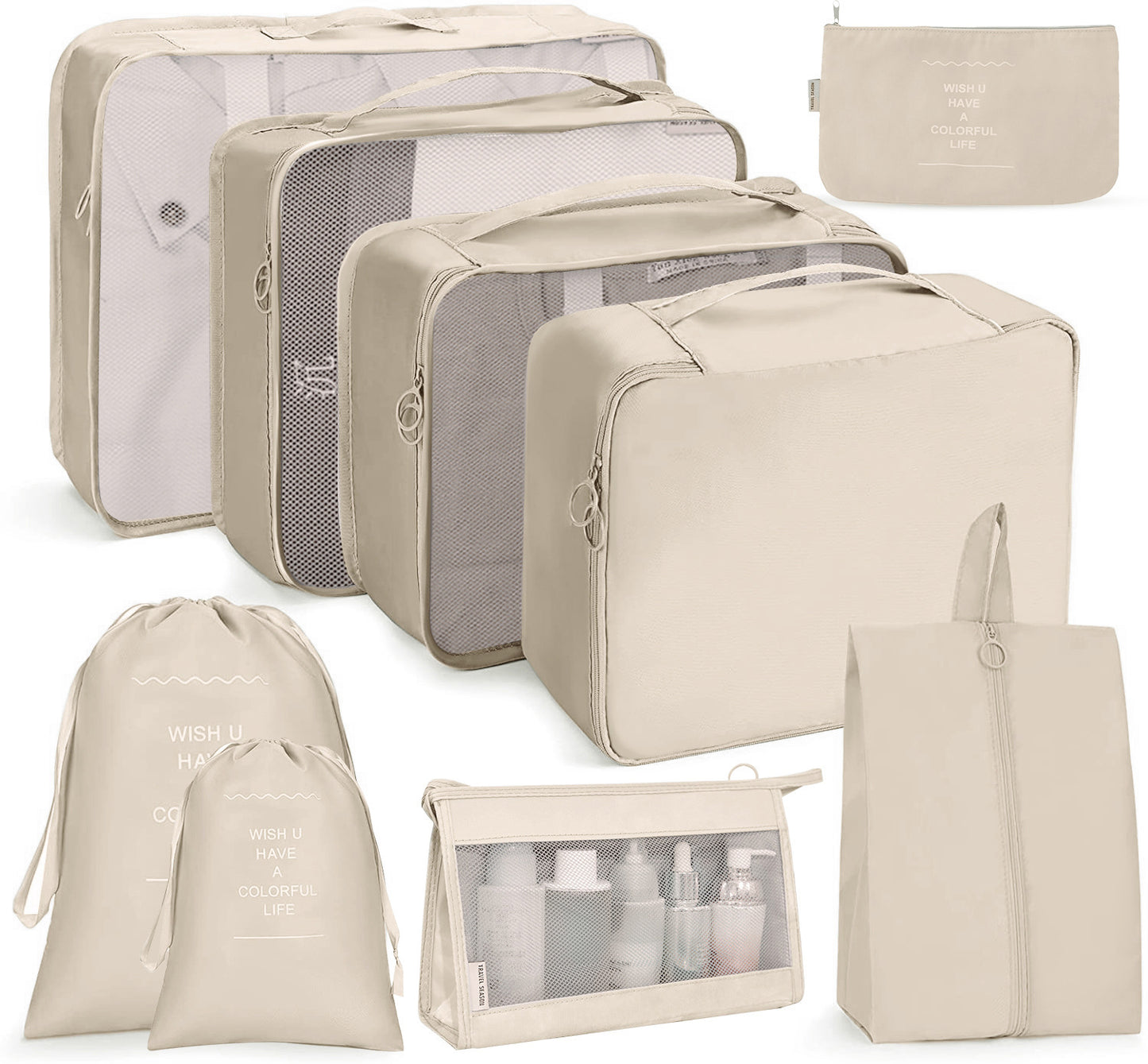 Travel 7 pieces Storage Bag Set