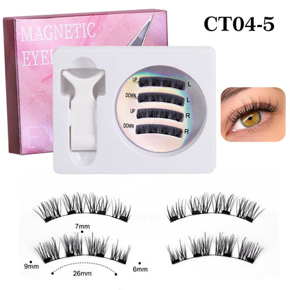 Eyelash box 3D Thick Magnetic Eyelashes one-piece Clip Set