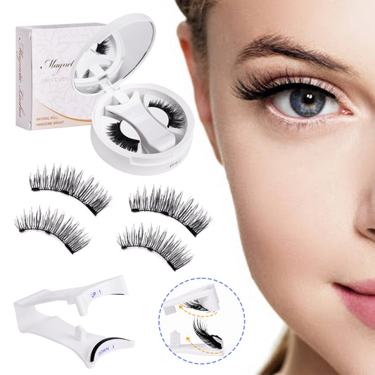 Eyelash box 3D Thick Magnetic Eyelashes one-piece Clip Set