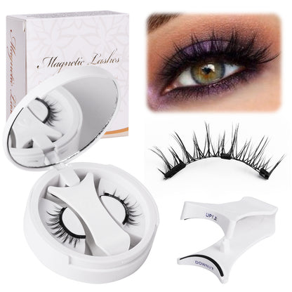 Eyelash box 3D Thick Magnetic Eyelashes one-piece Clip Set