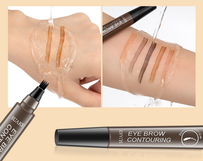 Four-Fork waterproof Eyebrow Pencil