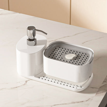 Stainless Steel Kitchen Rack Detergent Dispenser