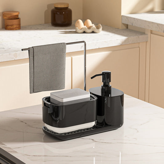 Stainless Steel Kitchen Rack Detergent Dispenser