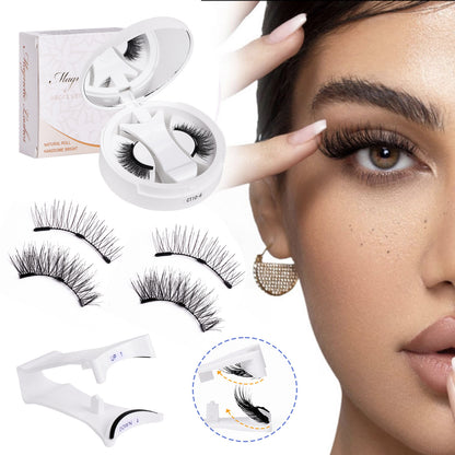 Eyelash box 3D Thick Magnetic Eyelashes one-piece Clip Set