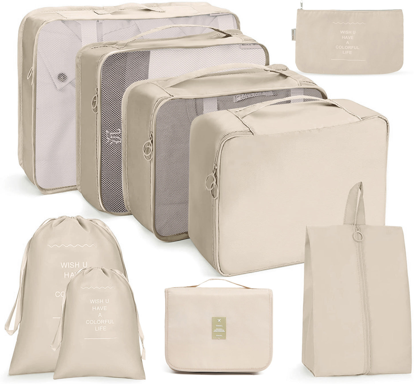 Travel 7 pieces Storage Bag Set