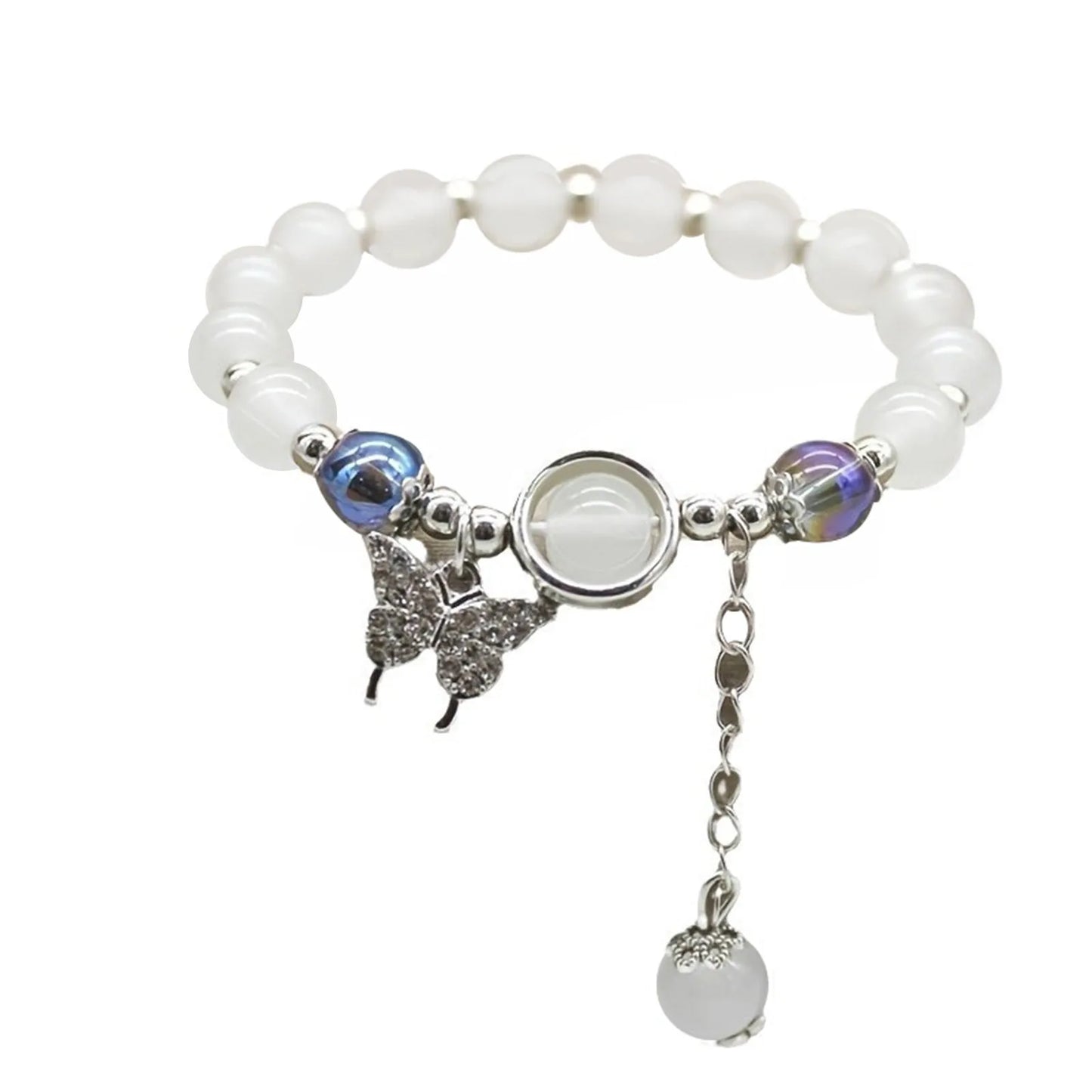 Fashion Ladies Imitation Opal Bell Crystal Bracelet