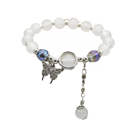 Fashion Ladies Imitation Opal Bell Crystal Bracelet