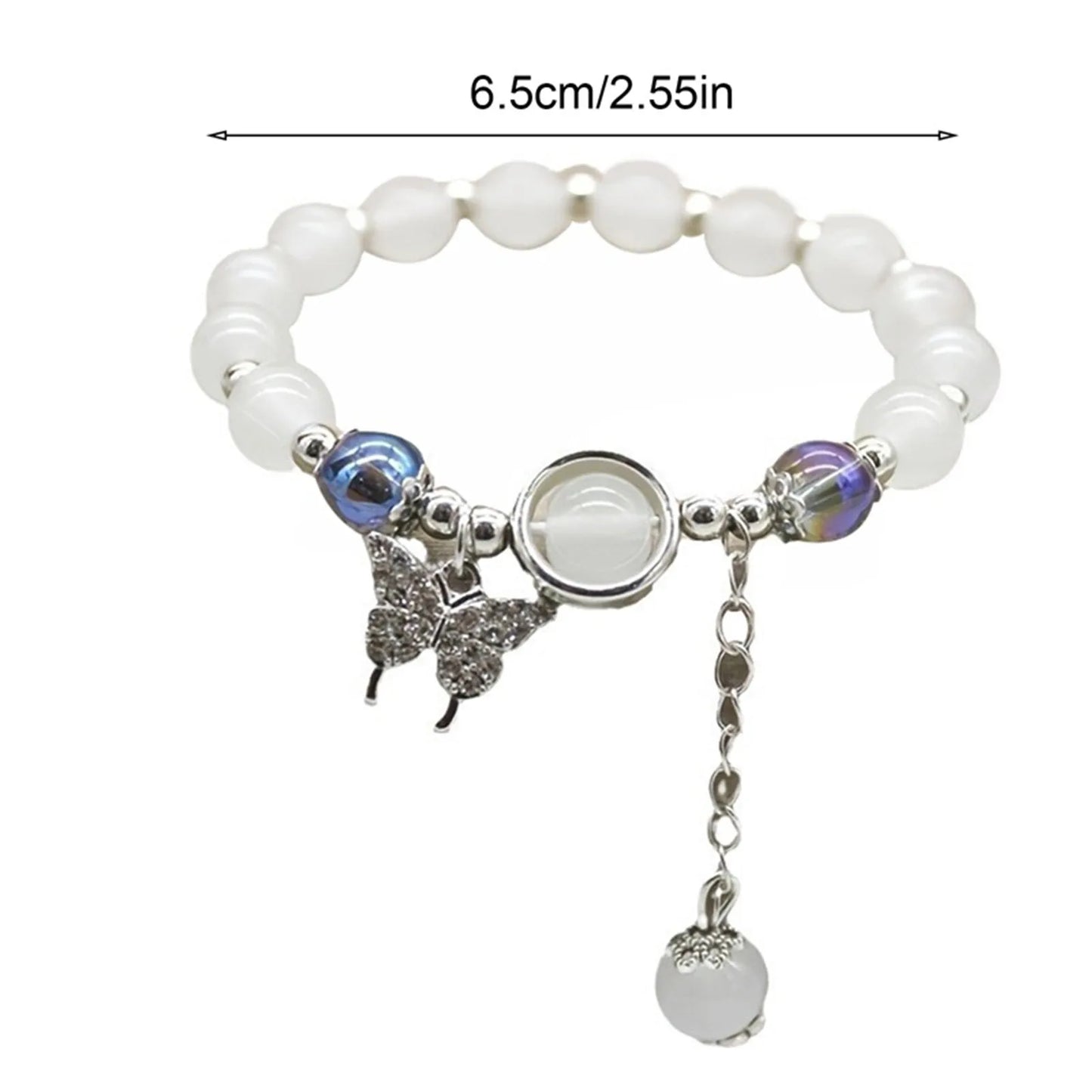 Fashion Ladies Imitation Opal Bell Crystal Bracelet