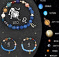 Twelve Zodiac Crystal Bracelets