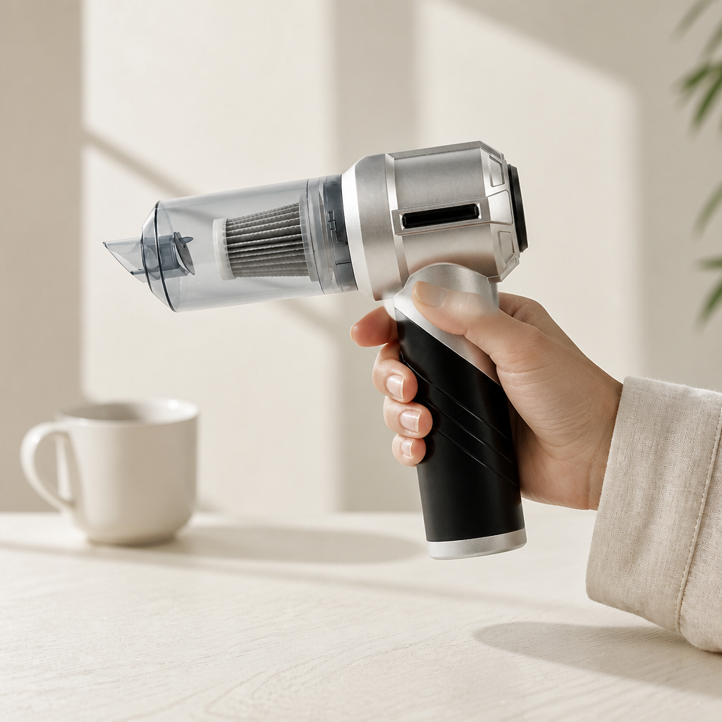 2-in-1 Cordless Car Vacuum & Air Duster