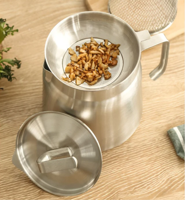 Stainless Steel Fryer with Strainer