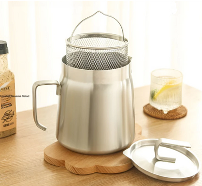 Stainless Steel Fryer with Strainer